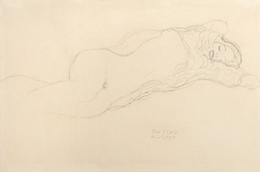 Reclining Semi-Nude to the Right, Study for 