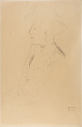 Woman in Profile Facing Left