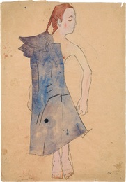 Young Girl in a Blue Coat