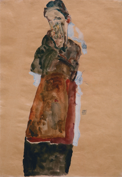 Egon Schiele 448 × 314 mm (17,6 × 12,4 in)