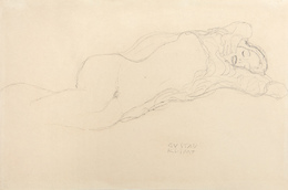 Reclining Semi-Nude to the Right, Study for 