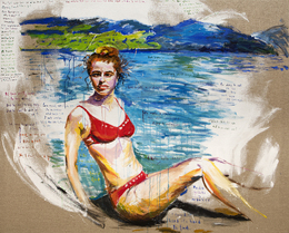Kurt Cobain at the Basel Art Fair and me at the Vierwaldstättersee