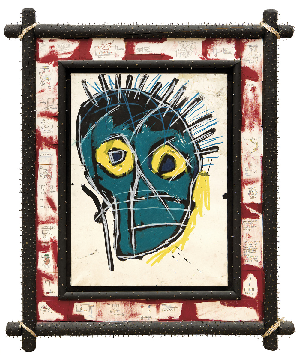 `Head`, Untitled (Frame) JeanMichel Basquiat W&K Galerie