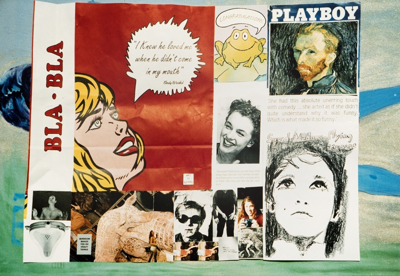 Elke Silvia Krystufek - It’s time for a daydream (Warhol), 1996, 70 × 100 cm (27,6 × 39,4 in), C-Print auf Aluminium