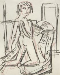 Naked Girl on a Canapé