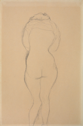 Semi-Nude from the Back, Study for the `Virgin` 1913