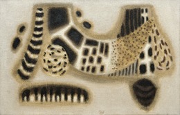Zoran Music, 1956, 72,5 × 116 cm (28,5 × 45,7 in), Öl auf Leinwand