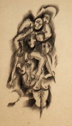 Group of Cubist Figures