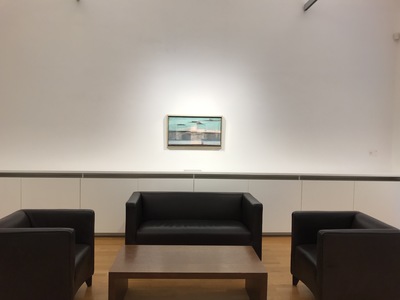Lyonel Feininger Kunstwerk zum Verkauf, Meisterwerk, Rosa Wolke - Bauhaus Ausste