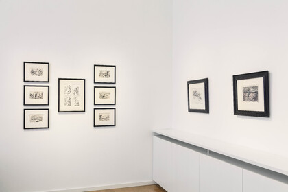 Alfred Kubin Ausstellungsansicht 2022 in Wien