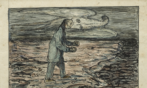 Alfred Kubin On the shore 201 × 319 mm (7,9 × 12,6 in)
