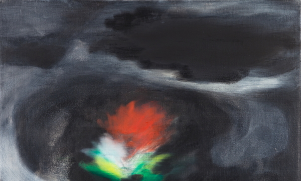 Ross Bleckner Untitled (RB7047) 76,2 × 76,2 cm (30 × 30 in)